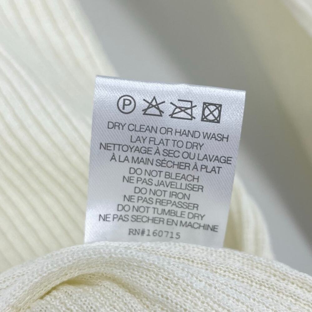 SER.O.YA | NWT Galli Mini Dress in Eggshell Ivory Folded Off Shoulder Knit M - Picture 12 of 12